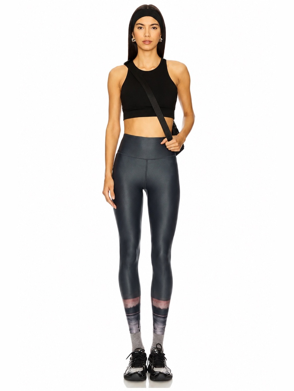 NWT ATHLETA Elation 7/8 High Rise Leggings 💚 XS • Green Marble Hem | $89 Retail